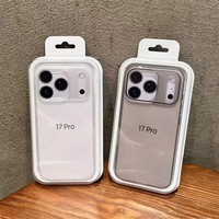 Penjualan Panas Casing Ponsel Minimalis Ultra Tipis Frosted TPU untuk iPhone 17 16 15 14 Pro Max Transparan Lembut Tahan Guncangan Penutup Belakang.