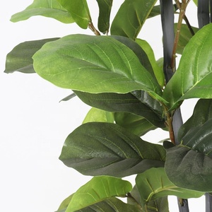 5FT Faux Chậu Cây Nhựa Trang Trí Nội Thất Cây Xanh Cây Nhân Tạo Fiddle Lá Cây Vả 7334 - Product Image 3