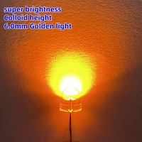Diode LED Colloïdale Super Flux Haute Luminosité 6,0 mm Vert/Bleu/Jaune/Rouge/Orange/Ambre/Violet/Rose Certifiée CE RoHS Garantie 5 Ans Ra80