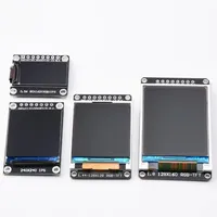 Layar TFT 0.96/1.3/1.44/1.8 Inci IPS 7P SPI HD Modul LCD Penuh Warna IC Penggerak ST7735 / ST7789 80*160 240*240