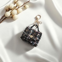Mini porte-monnaie en tissu fait main, porte-clés, pochette de rangement pour écouteurs, pour téléphone, sac à dos, sac à main, décoration, cadeau