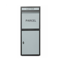 Boîte aux lettres de livraison de colis en acier métallique autoportante, imperméable et antivol, sur mesure, en gros