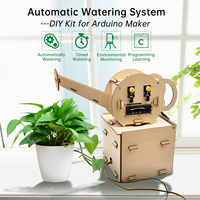 Kit de démarrage de projets de programmation STEM Keyestudio, système d'arrosage automatique des fleurs en bois, kit d'apprentissage pour Arduino