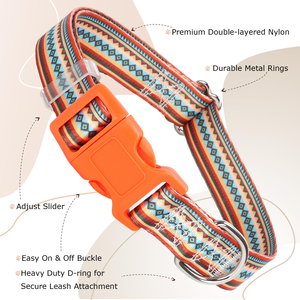 UFBemo Factory Design Adjustable Pet Supplies Color Printing Pet Supplies Dog <b>Collars</b> - Product Image 3