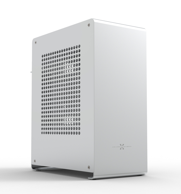 Mini-ITX Micro ITX PC Case Silver Color Full Aluminum Alloy Gaming Case with Power Supply OEM ODM Service
