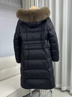 Vente en gros 2025 – Doudoune courte réversible imperméable et respirante pour femme avec col en fourrure de renard amovible – Écologique