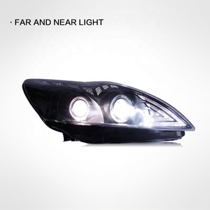 Conjunto de Faros Delanteros LED de Modificación para Ford <span class=keywords><strong>Focus</strong></span> Clásico 2009-2013, Lentes con Ojos de Ángel, Luz Diurna, Lámpara de Xenón - Product Image 4