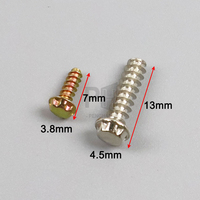 Vis de sécurité en acier au carbone 3,8 mm 4,5 mm pour réparation de consoles NES SNES N64 Game Boy GB et vis de fixation de cartouches