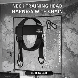 Arnés de Cuello Ajustable, Transpirable, Duradero y Antideslizante para Entrenamiento con Pesas, con Cinturón de Cadena de Neopreno - Product Image 2