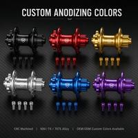 Fabricante OEM de Bujes de Bicicleta CNC, Aluminio Billet 6061-T6 7075 Anodizado, Piezas Personalizadas para Bicicletas de Montaña, Carretera, BMX y Eléctricas