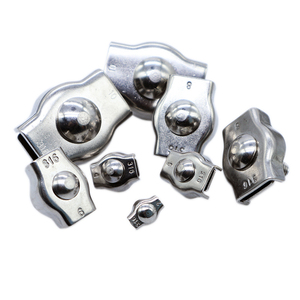 Clip de câble en acier inoxydable 304 à simple boulon pour applications marines, industrielles et de <span class=keywords><strong>bricolage</strong></span> - Product Image 1