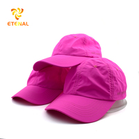 Casquette de baseball rose non structurée en nylon imperméable à motif de fruits à pois Oxford avec logo brodé personnalisé