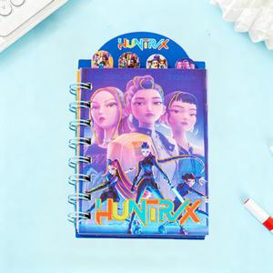 KPOP Demo Hunter A5 Cuaderno Espiral Grupo <span class=keywords><strong>de</strong></span> <span class=keywords><strong>Brujas</strong></span> Gaza Boy Band Papelería <span class=keywords><strong>de</strong></span> Dibujos Animados - Product Image 1