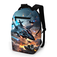 Usine OEM/ODM de Quanzhou : Sac à dos de voyage en polyester noir J-20, compact pour le transport sous le siège en avion