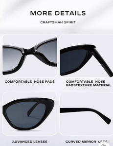 Occhiali da Sole di Lusso Accessibili per Influencer, Montatura in Metallo, Stile Europeo di Lusso, Nuova Tendenza 2025 per Street Style - Product Image 3