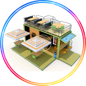 Magasin éphémère conteneur, <span class=keywords><strong>café</strong></span>/bar/restaurant de restauration rapide/cayote, maison mobile préfabriquée - Product Image 3