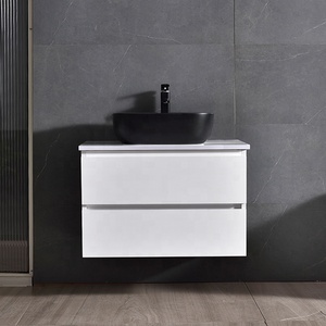 <span class=keywords><strong>Meuble</strong></span>-lavabo mural moderne pour <span class=keywords><strong>salle</strong></span> <span class=keywords><strong>de</strong></span> <span class=keywords><strong>bain</strong></span> complète, 800 mm, en <span class=keywords><strong>bois</strong></span> <span class=keywords><strong>massif</strong></span>, MDF, contreplaqué, écologique, avec lavabo et plan <span class=keywords><strong>de</strong></span> travail inclus - Product Image 1
