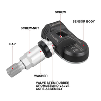 Launch X431 2in1 LTR-03 RF capteur de métal 315MHz/433MHz réparation de pneus système de surveillance de la pression des pneus TPMS lancement capteur universel