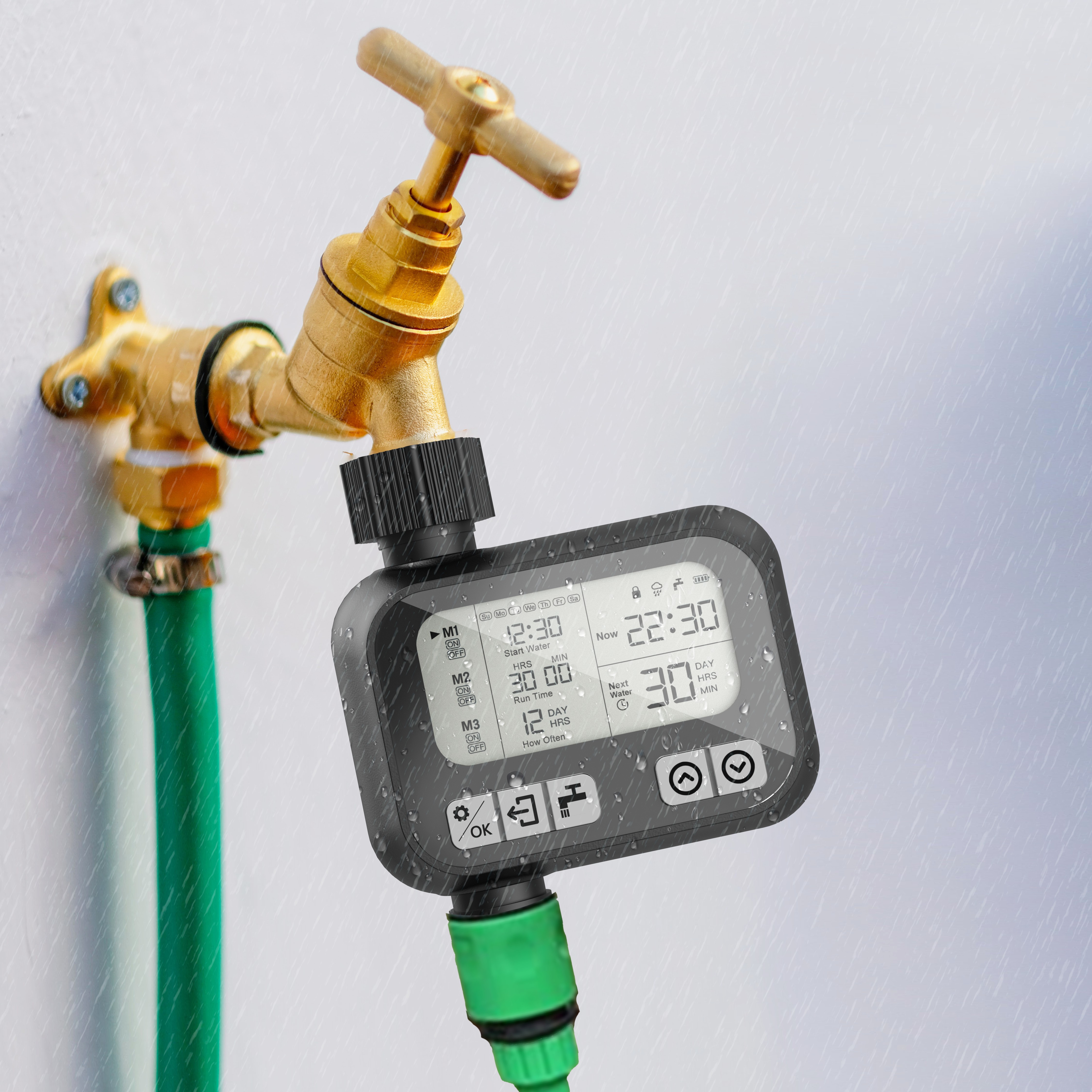 Electronic Automatic Water Timer Water Irrigation System Controller Timer Garden Automatic Watering Timer Outdoor Yard