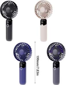 Wholesale Mini Portable USB <b>Rechargeable</b> <b>Handheld</b> <b>Fan</b> Custom Logo New Arrival Household Box Plastic - Product Image 5