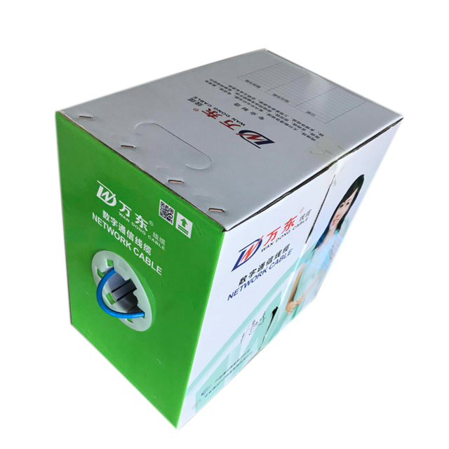 Cat6a cable UTP 500 Mhz 0.58mm copper conductor 305m one rolls