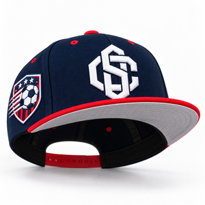 Gorras Deportivas Personalizadas Ajustables con Cierre a Presión, de Algodón, 5/6 Paneles, Estructuradas, Planas, de Dos Tonos, con Logotipo Bordado y Parche, Gorra de Béisbol - Product Image 4