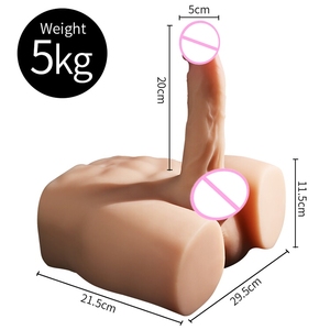 Masturbador Femenino Sólido Invertido de Media Longitud, Producto Sexual para Adultos de TPE con Diseño de Pistola de Penes para Mayor Excitación - Product Image 6