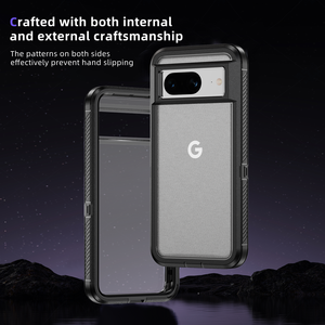 Fundas Resistentes para Teléfono Móvil 3 en 1 con Sensación de Piel, Antigolpes y a Prueba de Caídas para <span class=keywords><strong>Google</strong></span> Pixel 10 Pro, 10, 9 Pro, 9, 8 Pro, 8 - Product Image 3