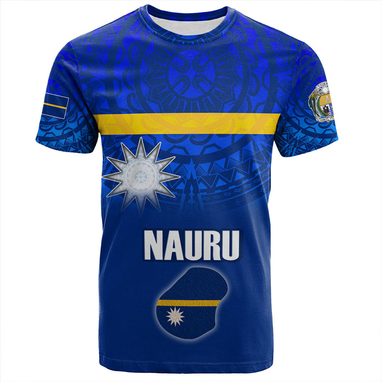 Camisa Nauru para Homens com Estampa Tradicional e Personalizada, image size:1280x1280