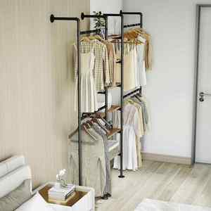 Perchero Moderno Independiente para Ropa, Perchero para Dormitorio, Mueble para el Hogar, Sala de Estar, Baño, Material Metálico - Product Image 1