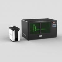 Machine de découpe laser à fibre de bureau LM-4030DF, nouvelle, petite, 800W, refroidie par air, pour la découpe et la gravure des métaux, économie d'énergie