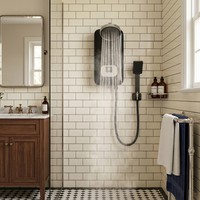 Chauffe-eau instantané électrique sans réservoir tout-en-un, personnalisable par le fabricant, sans installation de tuyauterie, pour douche à eau chaude