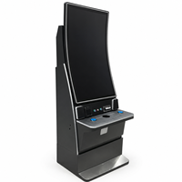 Machine de jeu d'arcade professionnelle avec écran incurvé de 43 pouces, boîtier en métal, bordure LED RVB pour le divertissement