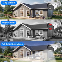Système de caméra CCTV PoE 8MP 4K 16 canaux avec kit NVR IA et reconnaissance faciale et des animaux de compagnie pour la maison et les entreprises