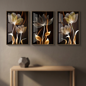 Modern <b>Art</b> Deco Gold Electroplated Custom Size <b>Large</b> Portrait Canvas Cast Wire Wall <b>Art</b> Living Bedroom Decorative Indoors - Product Image 4