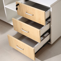 Bureau de direction moderne avec table d'appoint, bureaux de direction modernes