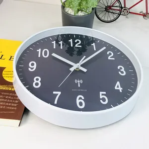12-Inch Silent Luxury High-End <strong>Clock</strong> Self-Correcting Radio <strong>Clock</strong> with Light for Living Room Chinese <strong>Code</strong> Single Face Wall <strong>Clock</strong> - Product Image 4