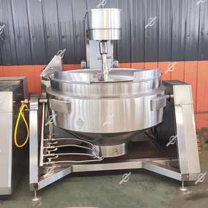 Bouilloire de mélange à gainage de sauce béchamel italienne en acier inoxydable 100L 200L 300L avec agitateur planétaire - Product Image 4