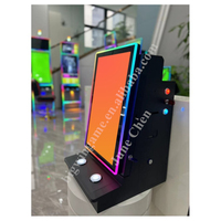 Machine de jeu tendance 2025, kit de borne d'arcade de comptoir, borne de jeu de table en métal avec écran tactile de 21,5 pouces
