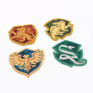 Embroidered Badges Wholesale Custom Logo Iron On 3D Embroidered Badges For Hat And Clothing Patch