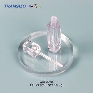 Emballage personnalisé en gros, tubes transparents carrés pour rouge à lèvres liquide, tubes pour huile à lèvres, tubes vides pour gloss à lèvres de 4 ml - Product Image 5