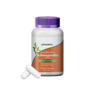 Lifeworth <span class=keywords><strong>Ashwagandha</strong></span> Wortel Extract Poeder Capsule Verlichten Stress Kruiden <span class=keywords><strong>Ashwagandha</strong></span> <span class=keywords><strong>Capsules</strong></span> - Product Image 5