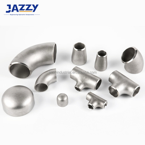 JAZZY ASME B16.9 Butt Weld <strong>Pipe</strong> <strong>Fitting</strong> <strong>Duplex</strong> Stainless Steel <strong>2205</strong> 2507 254SMO Equal Tee Stainless Steel Butt Weld <strong>Fittings</strong> - Product Image 2