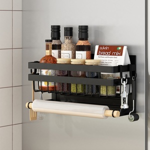 <span class=keywords><strong>Étagère</strong></span> magnétique multicouches pour <span class=keywords><strong>réfrigérateur</strong></span>, support mural multifonctionnel pour épices, cuisine, système de rangement - Product Image 4