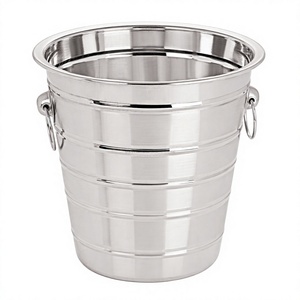 Cubo para Vino y Cerveza de Acero Inoxidable de Alta Calidad, 5 Anillos, para Fiestas, Ecológico, 21CM, para Alimentos, Precio de Fábrica al por Mayor - Product Image 1
