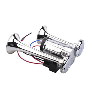 Kit de klaxon d'air universel 12V 24V 600dB à double tonalité, <span class=keywords><strong>trompette</strong></span> super puissante avec compresseur pour moto, voiture, bateau, <span class=keywords><strong>camion</strong></span> - Product Image 5