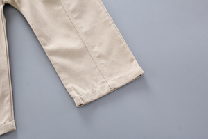 Baby Clothing Kids Brand Ladies Sets Girls Khaki Colored Jeans <b>Pants</b> Suit of China - Product Image 6