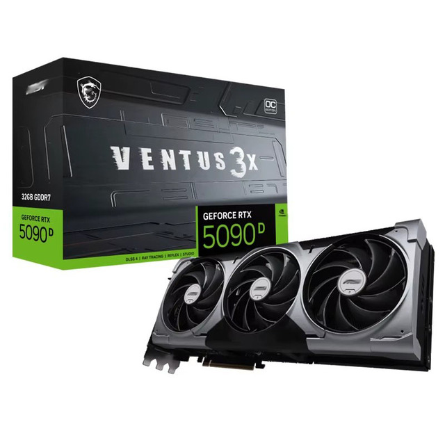 GeForce RTX 5090 D 32G VENTUS 3X OC Esports Game Design Intelligent Learning Independent Graphics Card