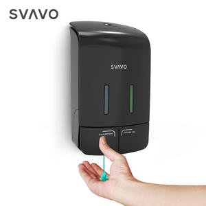 ملحقات الحمام جدار جبل 2 غرفة دش الشامبو دليل السائل موزع الصابون - Product Image 2