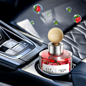 Diffuseur de parfum pour voiture en verre, portable, à fixation sur siège, parfum longue durée 90 jours, aromathérapie, sans électricité - Product Image 2
